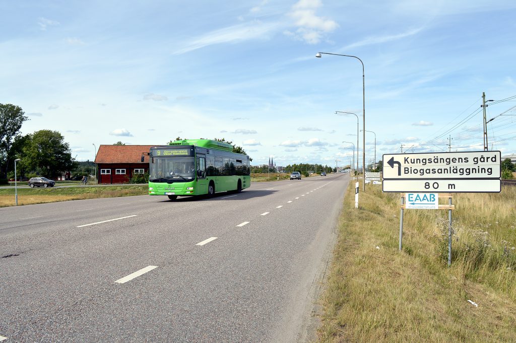 Biogas och HVO istället för fossil diesel har bidragit till att GUB minskat sina årliga koldioxidutsläpp med nästan 1000 ton från 2017 till 2019