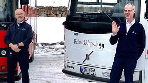Förser Uppsala kommuns biblioteksbussar med förare.