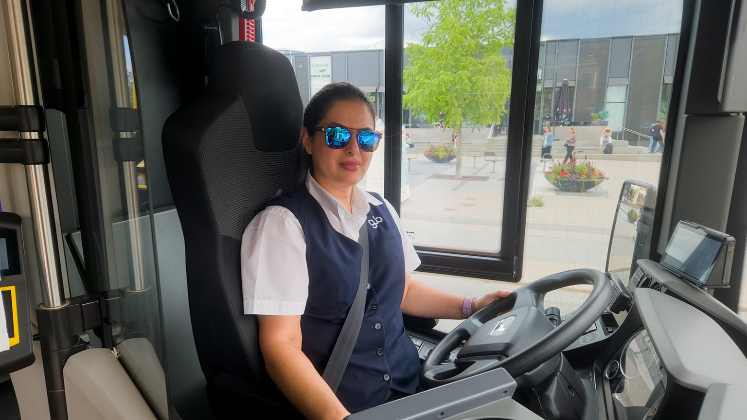 Bussföraren Mojgan Panahi